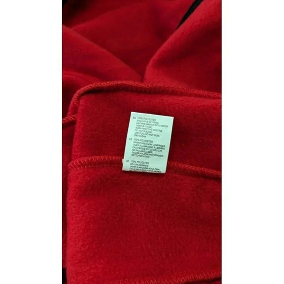 NWT Never Lose HEDGE Men's Zipper Front Fleece Jacket Red Size M (MSRP $79) - Picture 5 of 5